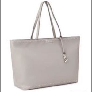 Gray Victoria’s Secret Studded Everything Tote NWT